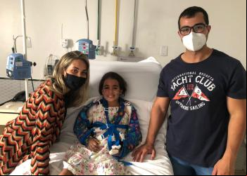 Com quadro de politraumatismo, hemorragia e intubação, garotinha de nove anos deixa hospital sem sequelas, após nove dias