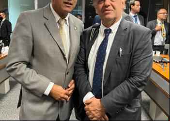 Deputado GAGUIM participa de sabatina de novo Diretor da Agência Nacional de Mineração(ANM), Sr.Tasso Mendonça e do Presidente da ANEEL, Sandoval de Araújo.