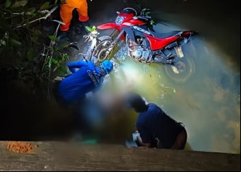 Tragédia na zona rural de Guaraí: Motociclista morre após queda de ponte e ficar submerso em córrego