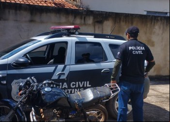 Motocicleta Furtada em Almas é Recuperada Pela Polícia Civil