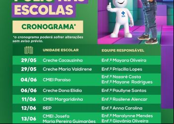 Campanha Nacional de Vacinação Contra a Poliomielite em Colinas do Tocantins