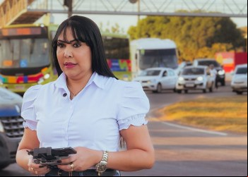 Drone da Janad Revela Caos em Taquaralto: Pré-candidata Propõe Rodoviária Moderna
