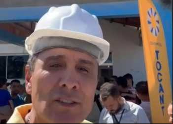 Deputado Gaguim Participa de Entrega de Obras com o Governador Wanderlei Barbosa em Novo Acordo