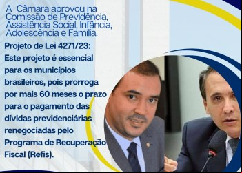 Comissão Aprova Prorrogação de Dívidas Previdenciárias dos Municípios: Alívio Financeiro à Vista
